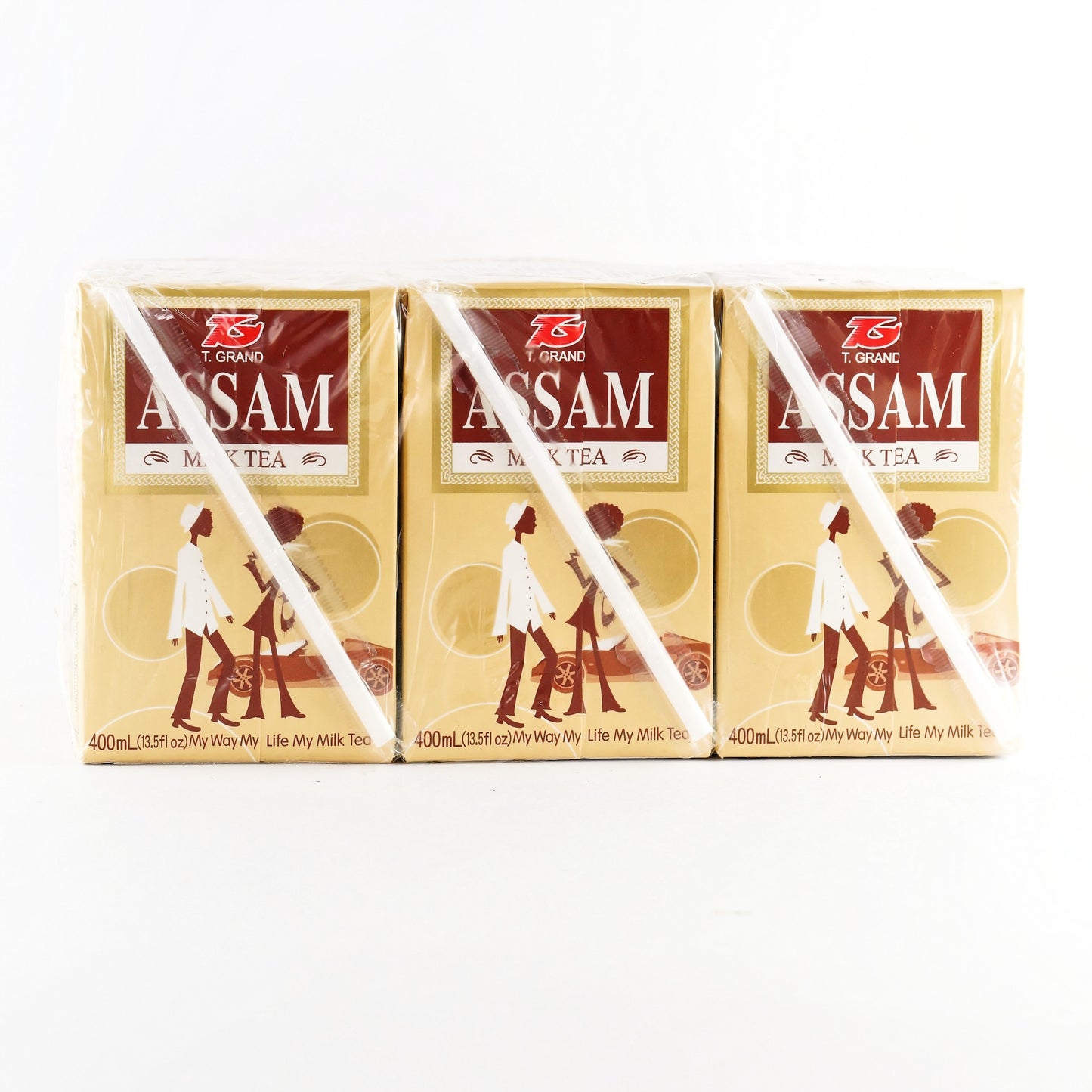 T. GRAND ASSAM MILK TEA 6P X 400ML