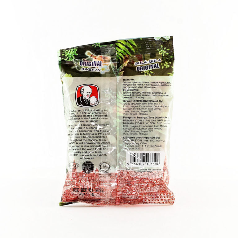 HACKS GULA-GULA BIASA CANDY 100G