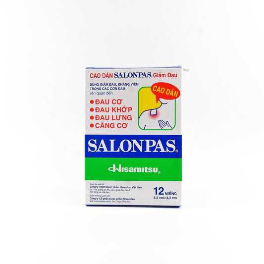 HISAMITSU SALONPAS PAIN RELIEF PATCHES 10PCS