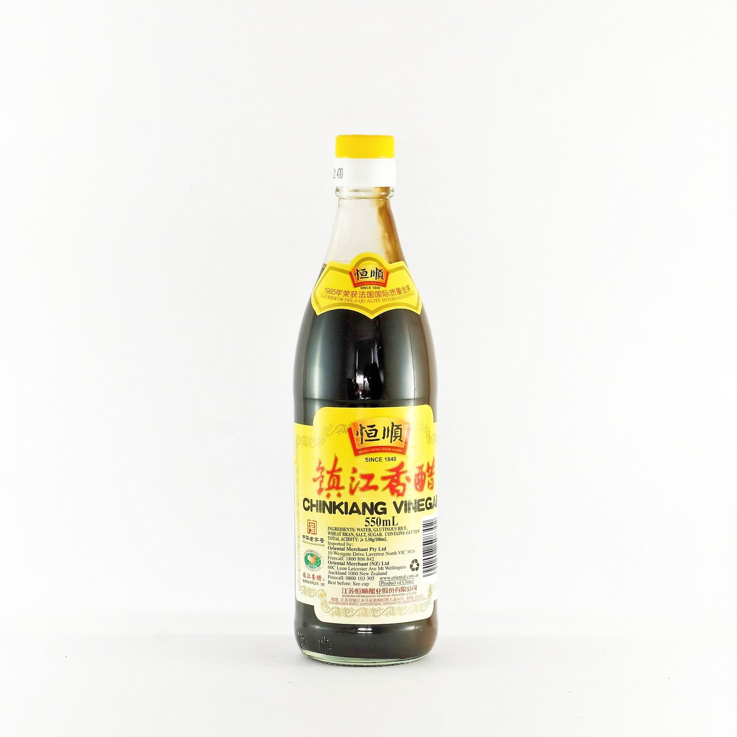 HENG SHUN CHIN KIANG VINEGAR 550ML