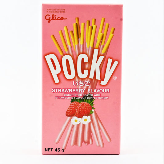 GLICO POCKY BISCUITS STRAWBERRY 45G