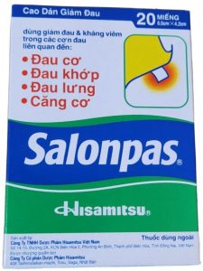 HISAMITSU SALONPAS PAIN RELIEF PATCHES 20PCS