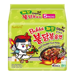 Samyang Jjajang Hot Chicken Noodles 5x140g