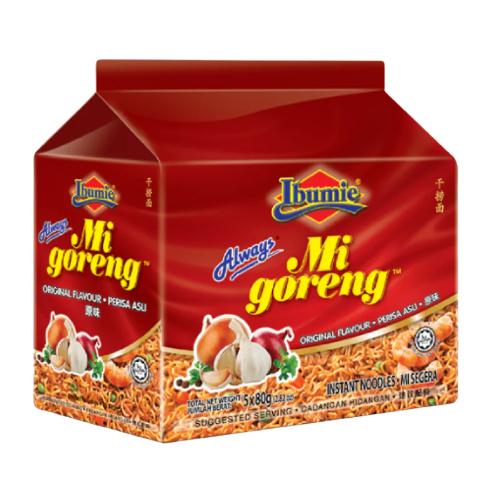 Ibumie Migoreng Original Flavor Instant Noodles 5p