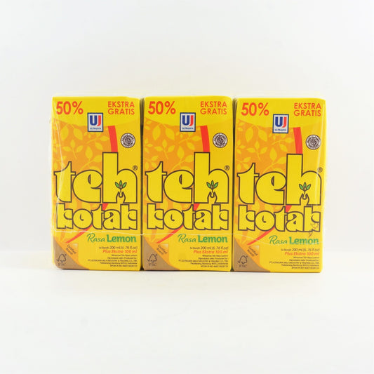 ULTRA TEH KOTAK RASA LEMON 6P X 200ML