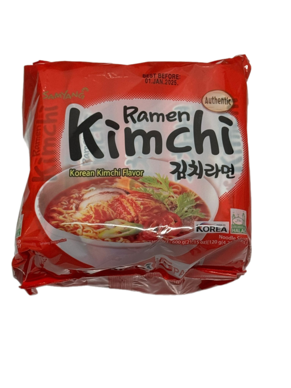 Samyang Kimchi Ramen Multi-Pack 5 x 120g