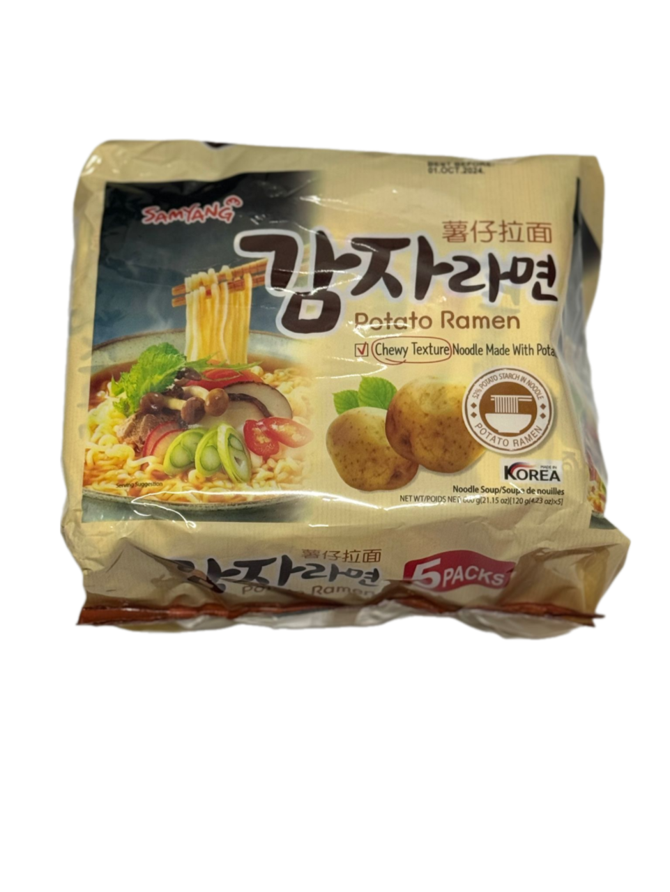 Samyang Potato Ramen Multi Pack 5*120g