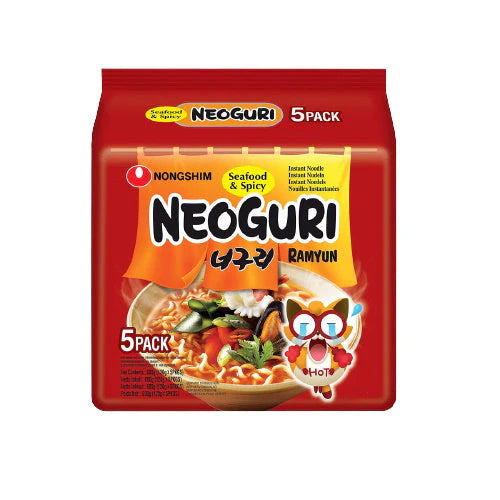 Nongshim Neoguri Ramyun Seafood & Spicy 5p