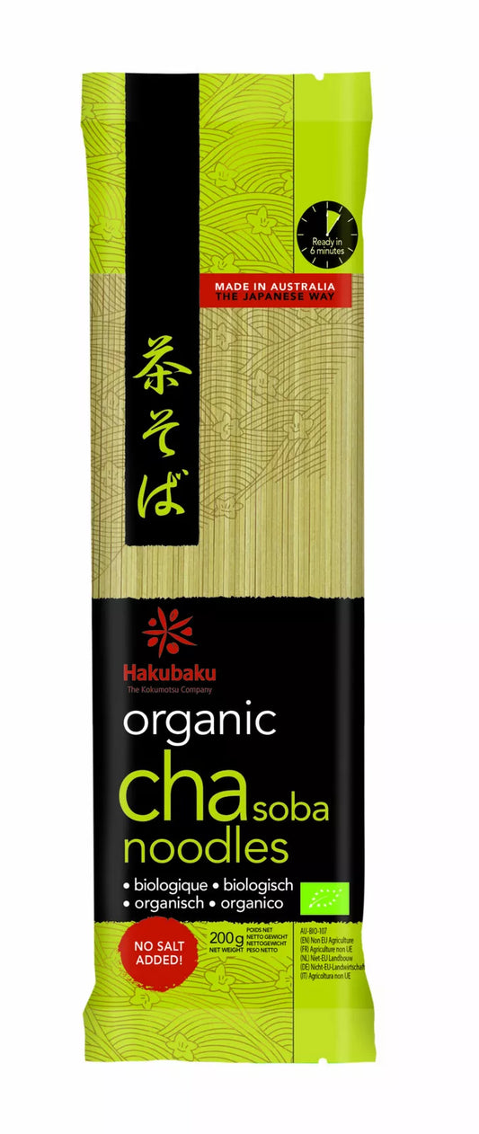 Hakubaku Organic Green Tea Soba 200g