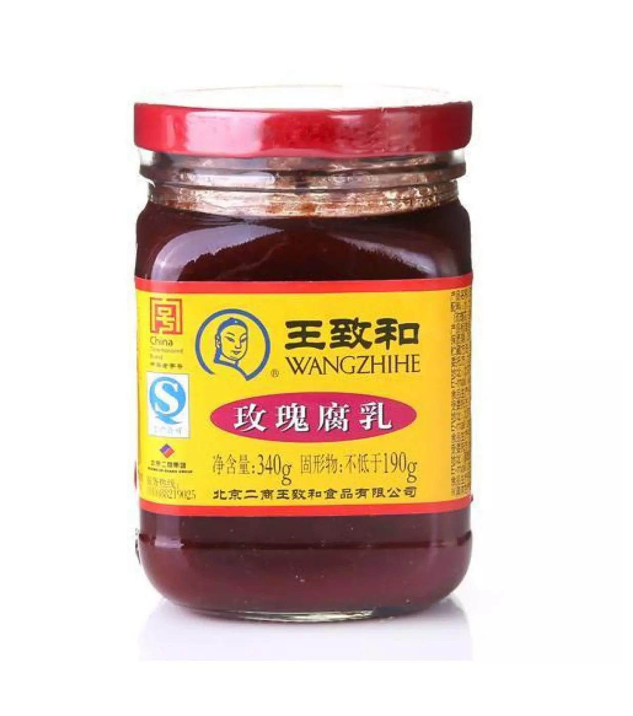 Wangzhihe Fermented Bean Curd with Rose Sugar 340g